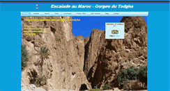 Desktop Screenshot of escalade-au-maroc.com